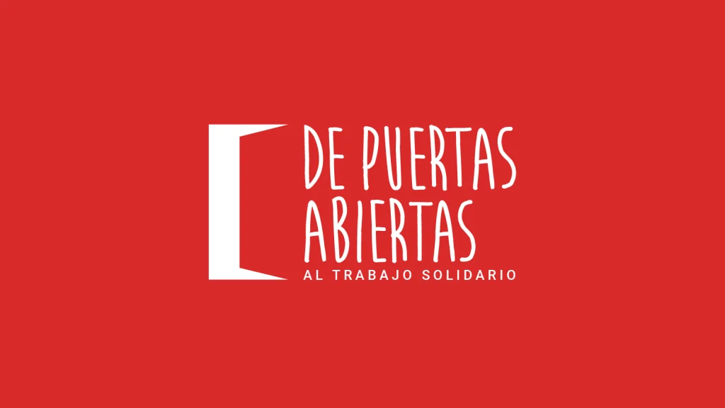 De puertas abiertas al trabajo solidario logo